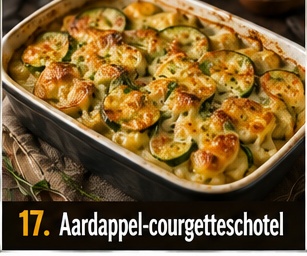 Aardappel-courgetteschotel