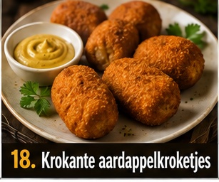 Krokante aardappelkroketjes