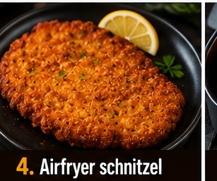 Airfryer schnitzel