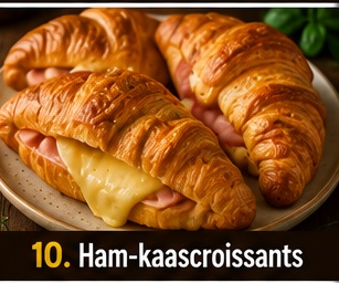 Ham-kaascroissants