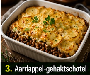 Aardappel-gehaktschotel