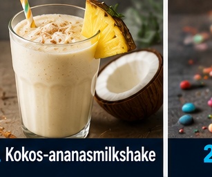 Kokos-ananasmilkshake
