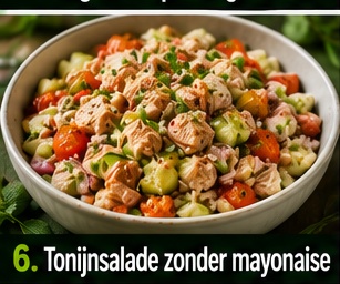 Tonijnsalade zonder mayonaise