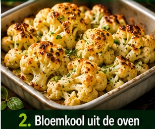 Bloemkool uit de oven