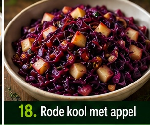 Rode kool met appel