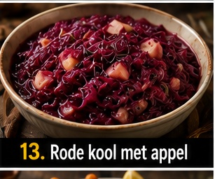 Rode kool met appel