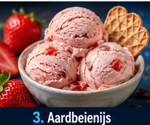 Aardbeienijs
