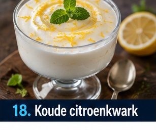 Koude citroenkwark