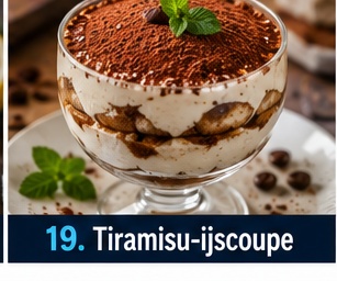 Tiramisu-ijscoupe