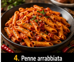 Penne arrabbiata