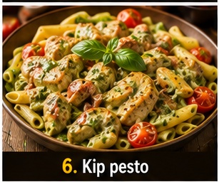 Kip pesto