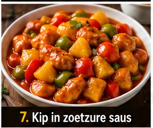 Kip in zoetzure saus