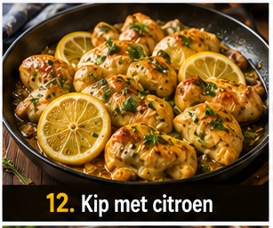 Kip met citroen