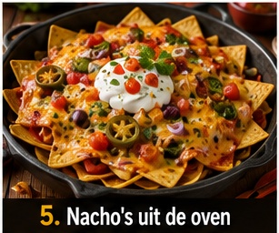 Nacho's uit de oven