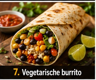 Vegetarische burrito