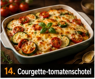 Courgette-tomatenschotel