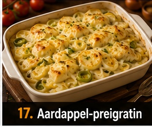 Aardappel-preigratin