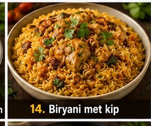 Biryani met kip