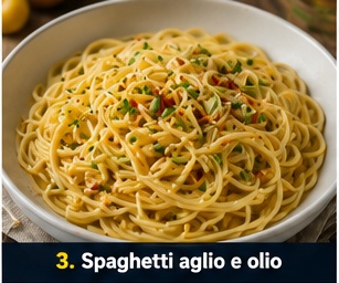 Spaghetti aglio e olio