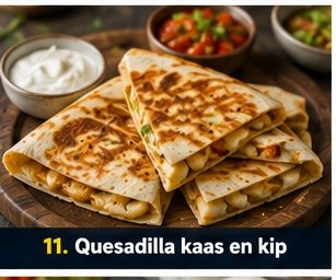 Quesadilla kaas en kip