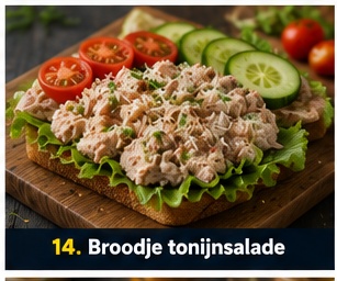 Broodje tonijnsalade
