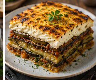 Vegetarische moussaka