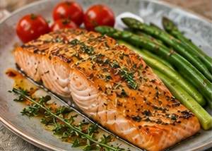 Zalm uit de oven